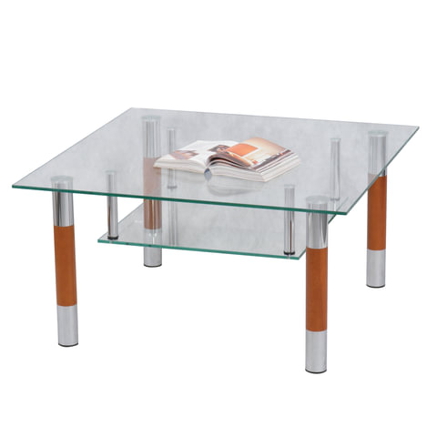 Стол журнальный, стекло/дерево/металл, Кристалл - ПК (П), 1000х600х417 мм, хром, 1116 Стол журнальный, стекло/дерево/металл, Кристалл - ПК (П), 1000х600х417 мм, хром, 1116