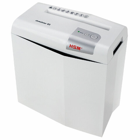 Уничтожитель шредер HSM SHREDSTAR S5-6.0, 2 уровень секретности, 6 мм, 5 листов, 12 литров, 1041121