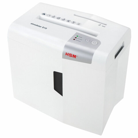 Уничтожитель (шредер) HSM SHREDSTAR S10-6, 2 уровень секретности, 6 мм, 10 листов, 18 литров, 1042121 Уничтожитель (шредер) HSM SHREDSTAR S10-6, 2 уровень секретности, 6 мм, 10 листов, 18 литров, 1042121
