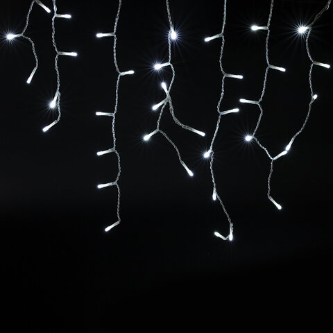 Электрогирлянда-бахрома уличная 6х0,5 м, 180 LED, холодный белый, 220 V, контроллер, ЗОЛОТАЯ СКАЗКА, 591300 Электрогирлянда-бахрома уличная 6х0,5 м, 180 LED, холодный белый, 220 V, контроллер, ЗОЛОТАЯ СКАЗКА, 591300