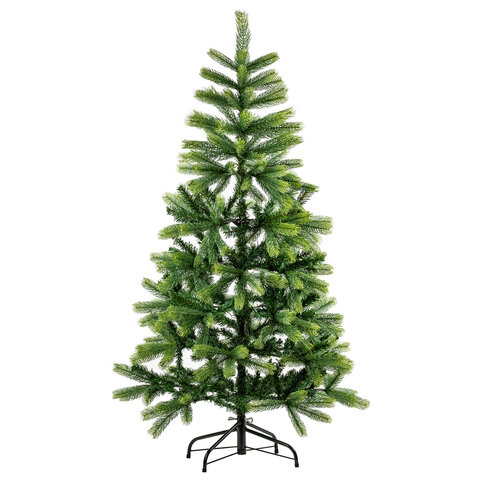 Ель новогодняя искусственная Christmas Beauty 150 см, литой ПЭТ+ПВХ, зеленая, ЗОЛОТАЯ СКАЗКА, 591312
