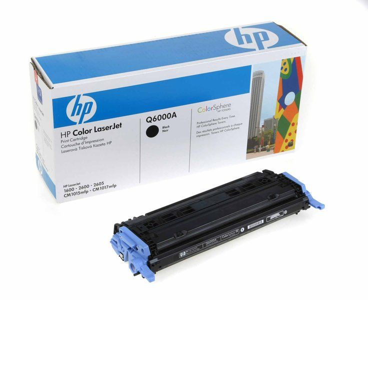 Заправка картриджа HP Q6000A (124A), для принтеров HP Color LaserJet 1600, Color LaserJet 2600, Color LaserJet 2605, Color LaserJet CM1015, Color LaserJet CM1017, с чипом