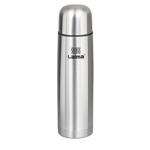 Термос LAIMA классический с узким горлом, 0,5 л, нержавеющая сталь, 601412 Термос LAIMA классический с узким горлом, 0,5 л, нержавеющая сталь, 601412