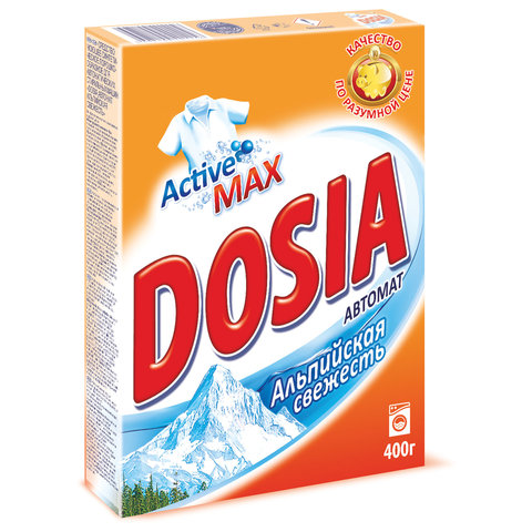 Стиральный порошок-автомат 400 г, DOSIA (Дося) Альпийская свежесть, 280454