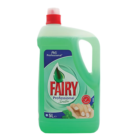 Средство для мытья посуды 5 л, FAIRY (Фейри) PROFESSIONAL Sensitive, Алоэ вера, 81565259