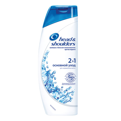 Шампунь + бальзам-ополаскиватель 400 мл, HEAD & SHOULDERS (Хэд энд Шолдерс) Основной уход, от перхоти, HS-81558195