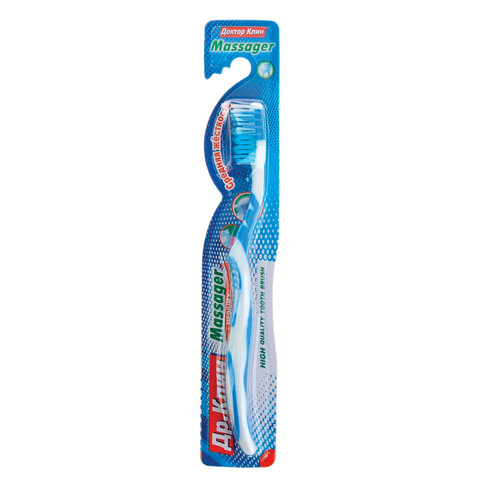 Зубная щетка DR.CLEAN Massager (Доктор Клин, Массажер), средняя, YGIR-164