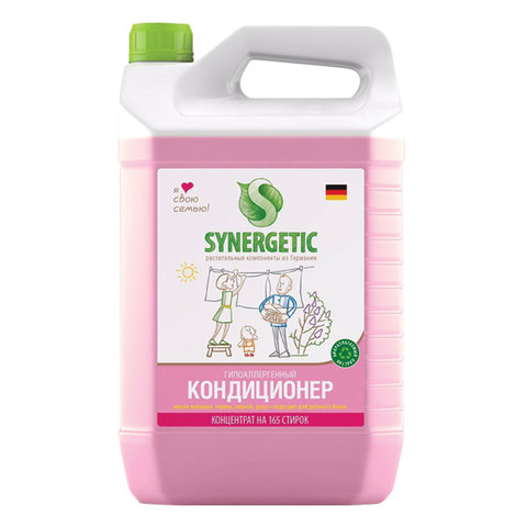 Кондиционер-ополаскиватель для белья 5 л SYNERGETIC Аромамагия, гипоаллергенный, концентрат, 110500 Кондиционер-ополаскиватель для белья 5 л SYNERGETIC Аромамагия, гипоаллергенный, концентрат, 110500