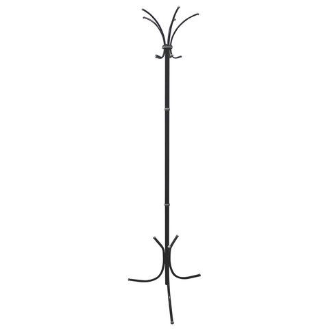Вешалка-стойка Нова-3, 1,84 м, основание 46х52 см, 5 крючков, металл, черная