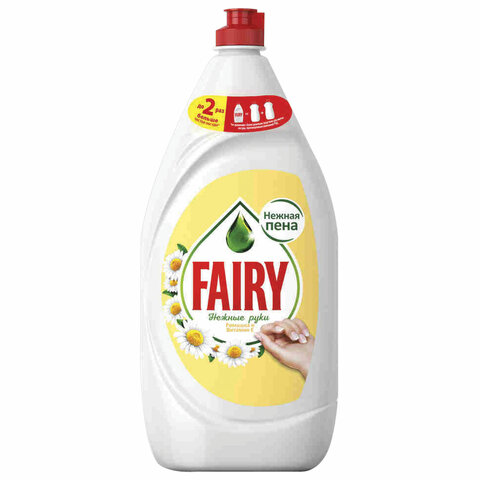 Средство для мытья посуды 1,35 л FAIRY (Фейри) Нежные руки, Ромашка и витамин Е, 740297 Средство для мытья посуды 1,35 л FAIRY (Фейри) Нежные руки, Ромашка и витамин Е, 740297