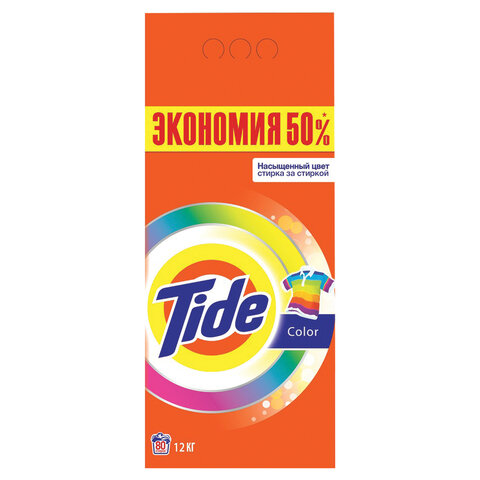 Стиральный порошок автомат 12 кг TIDE (Тайд) Color, 8001841053356