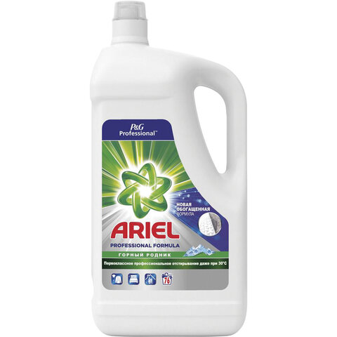 Средство для стирки жидкое 4,94 л ARIEL (Ариэль) Professional Горный родник, 81736672 Средство для стирки жидкое 4,94 л ARIEL (Ариэль) Professional Горный родник, 81736672