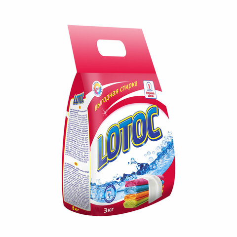 Стиральный порошок для всех типов стирки 3 кг LOTOC Color НЗБХ, 654