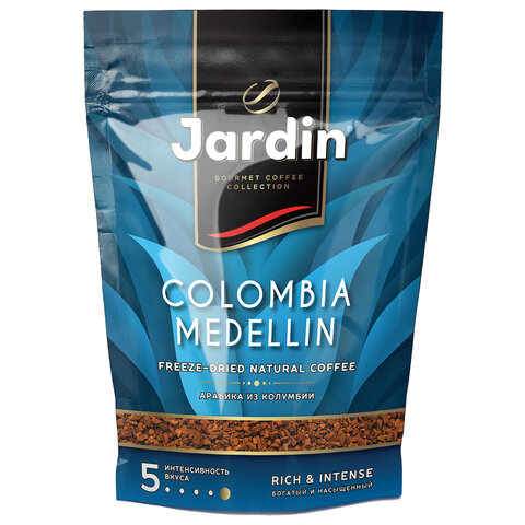 Кофе растворимый JARDIN Colombia medellin 150 г, сублимированный Кофе растворимый JARDIN Colombia medellin 150 г, сублимированный