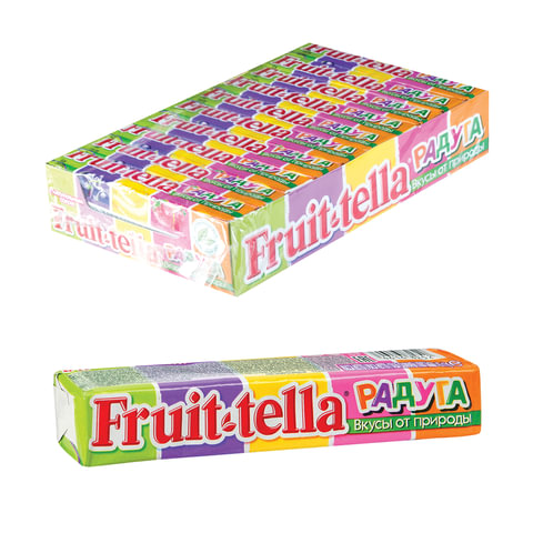 Жевательная конфета FRUITTELLA (Фруттелла) Радуга, 41 г, 87042 Жевательная конфета FRUITTELLA (Фруттелла) Радуга, 41 г, 87042