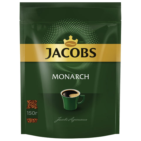 Кофе растворимый JACOBS Monarch 150 г, сублимированный, 8052013 Кофе растворимый JACOBS Monarch 150 г, сублимированный, 8052013