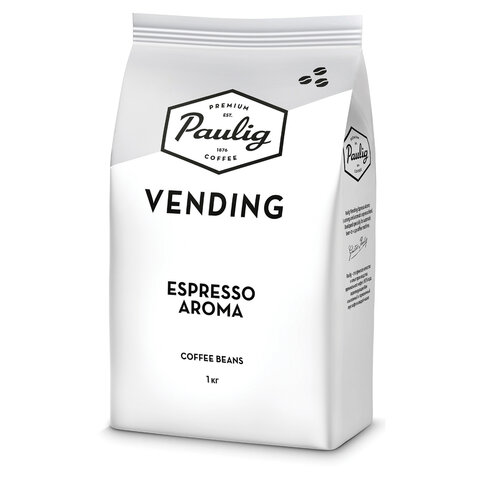 Кофе в зернах PAULIG (Паулиг) Vending Espresso Aroma, натуральный, 1000 г, вакуумная упаковка, 16377 Кофе в зернах PAULIG (Паулиг) Vending Espresso Aroma, натуральный, 1000 г, вакуумная упаковка, 16377