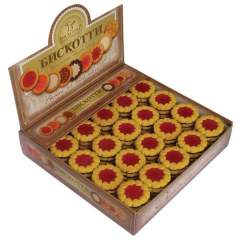 Печенье БИСКОТТИ Коста браво сдобное с вишневым мармеладом, шоу-бокс 2 кг Печенье БИСКОТТИ Коста браво сдобное с вишневым мармеладом, шоу-бокс 2 кг