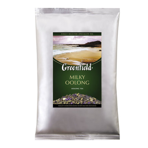Чай листовой GREENFIELD Milky Oolong улун молочный крупнолистовой 250 г, 0980-15 Чай листовой GREENFIELD Milky Oolong улун молочный крупнолистовой 250 г, 0980-15