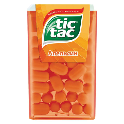 Драже TIC TAC (Тик Так), со вкусом апельсина, 16 г, пластиковая баночка, 77133491 Драже TIC TAC (Тик Так), со вкусом апельсина, 16 г, пластиковая баночка, 77133491