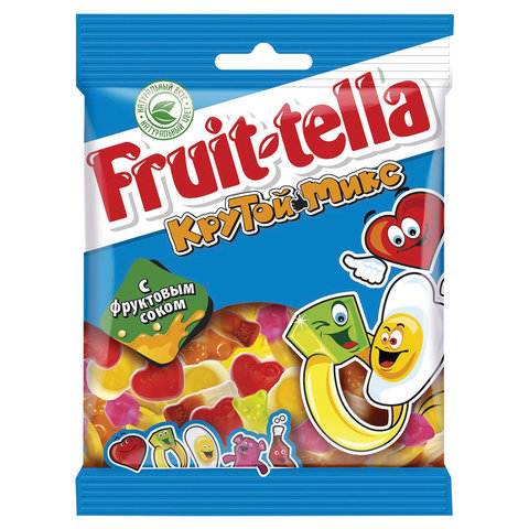 Мармелад жевательный FRUITTELLA (Фруттелла) Крутой микс, 70 г, пакет, 68090 Мармелад жевательный FRUITTELLA (Фруттелла) Крутой микс, 70 г, пакет, 68090