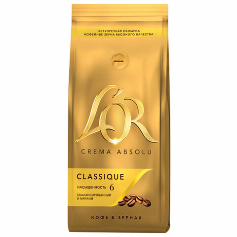 Кофе в зернах L’OR Crema Absolu Classique 1 кг, 8051298