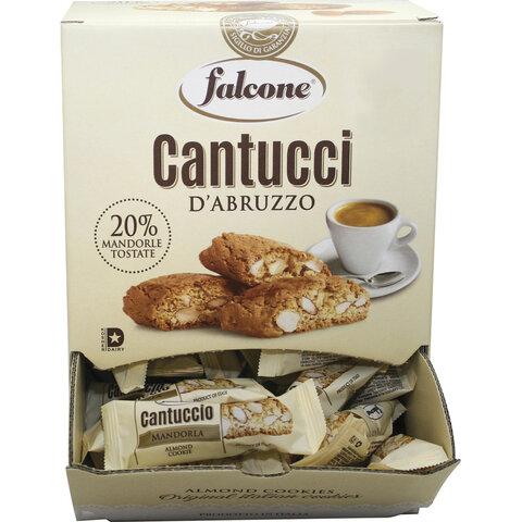 Печенье в индивидуальной упаковке FALCONE Cantucci с миндалем, 125 штук по 8 г, 1 кг, ИТАЛИЯ, MC-00014394 Печенье в индивидуальной упаковке FALCONE Cantucci с миндалем, 125 штук по 8 г, 1 кг, ИТАЛИЯ, MC-00014394