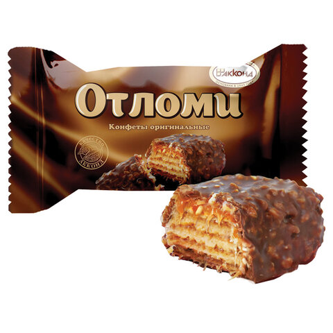 Конфеты вафельные АККОНД Отломи с молочной карамелью, 360 г
