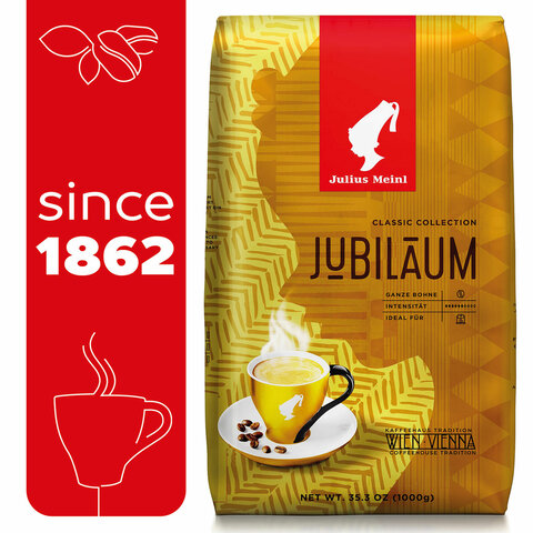 Кофе в зернах JULIUS MEINL Jubilaum Classic Collection 1 кг, ИТАЛИЯ, 94478