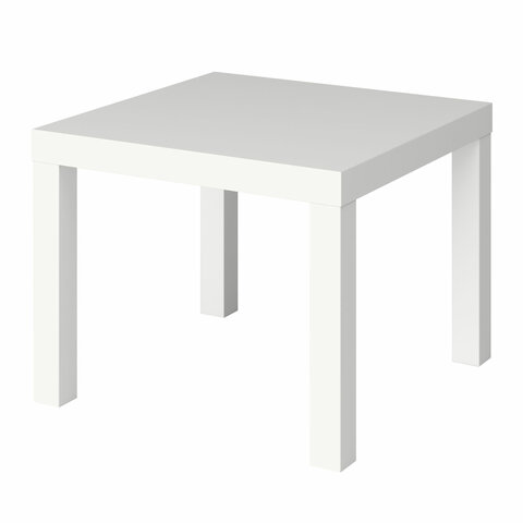 Стол журнальный Лайк аналог IKEA 550х550х440 мм, белый