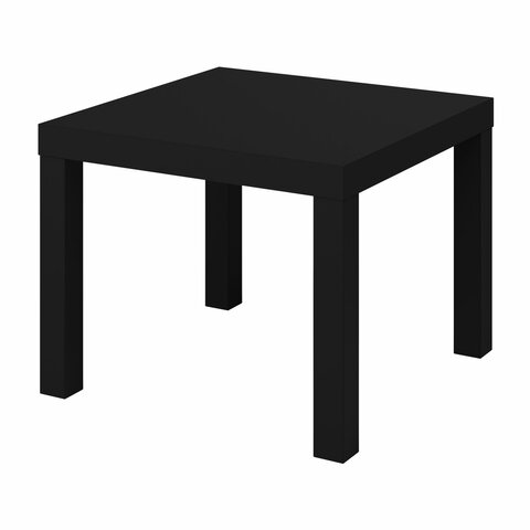 Стол журнальный Лайк аналог IKEA 550х550х440 мм, черный