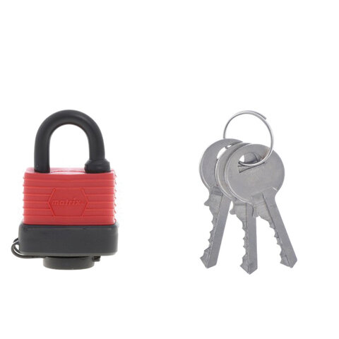 Замок навесной всепогодный, ширина 40 мм, сталь, дужка d-6 мм, английский, 3 ключа, MATRIX, 91820 Замок навесной всепогодный, ширина 40 мм, сталь, дужка d-6 мм, английский, 3 ключа, MATRIX, 91820