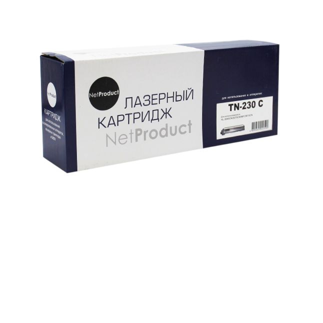 Тонер-картридж NetProduct (N-TN-230C) для Brother HL-3040CN/3070CW/MFC9010CN, C, 1,4K