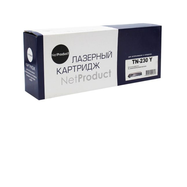 Тонер-картридж NetProduct (N-TN-230Y) для Brother HL-3040CN/3070CW/MFC9010CN, Y, 1,4K