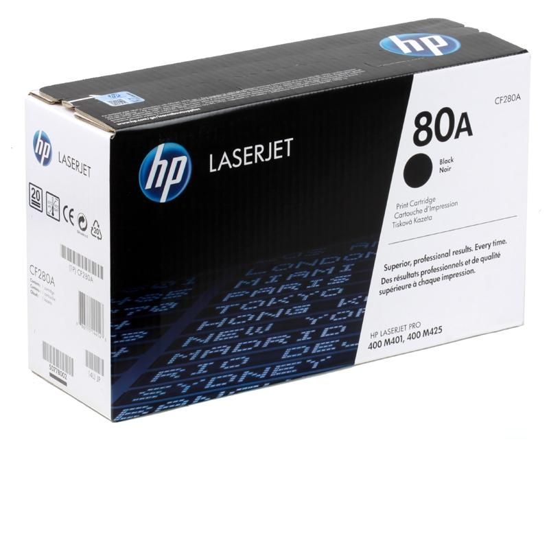 Заправка картриджа HP CF280A 80A, для принтеров HP LaserJet Pro M401, LaserJet Pro M425
