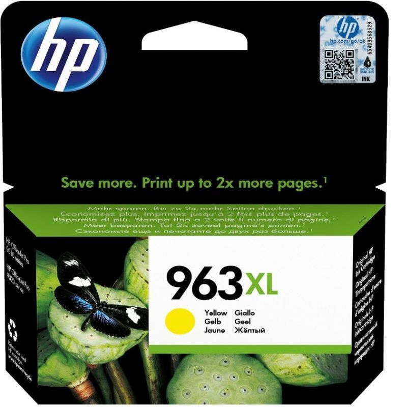 Картридж 963XL для HP OfficeJet Pro 901x/902x/HP, 1,6К  жёлтый 3JA29AE