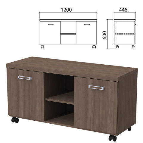 Тумба-креденция Приоритет, 1200х446х600 мм, 2 двери, лагос, (КОМПЛЕКТ) Тумба-креденция Приоритет, 1200х446х600 мм, 2 двери, лагос, (КОМПЛЕКТ)