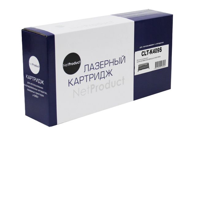 Тонер-картридж NetProduct (N-CLT-K409S) для Samsung CLP-310/315/CLX-3170fn/3175, Bk, 1,5K