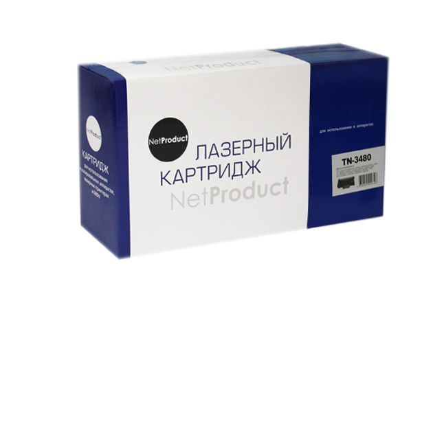 Тонер-картридж NetProduct (N-TN-3480) для Brother HL-L5000D/5100DN/5200DW, 8K