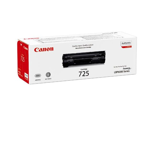 Картридж 725 для Canon i-Sensys LBP-6000/6000B/MF3010, 1,6К  3484B005/3484B002