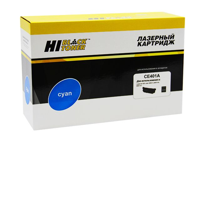 Картридж Hi-Black (HB-CE401A) для HP LJ Enterprise 500 color M551n/M575dn, C, 6K