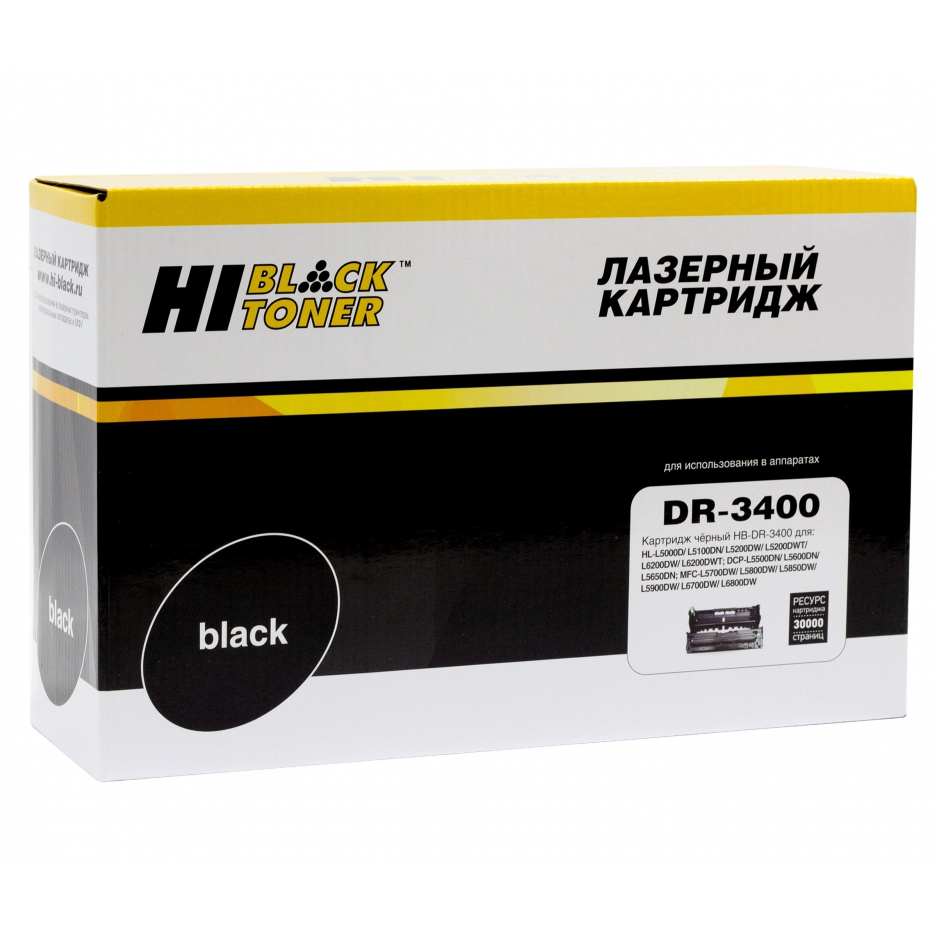 Драм-юнит Hi-Black (HB-DR-3400) для Brother HL-L5000/5100/5200/6250/6300/6400, 30K