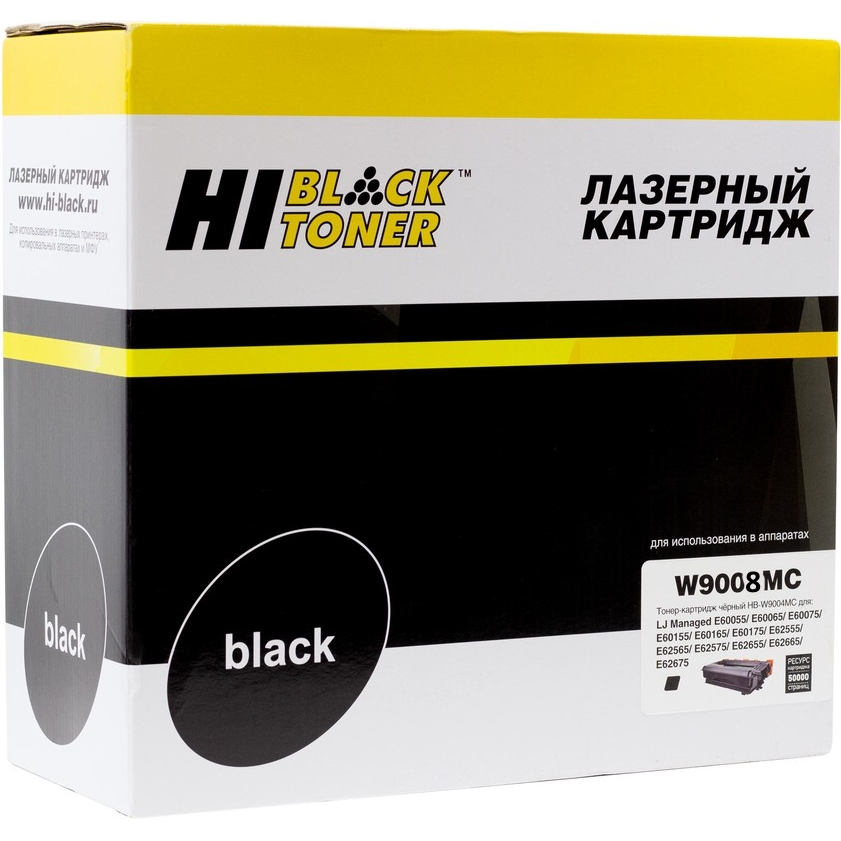 Тонер-картридж Hi-Black (HB-W9008MC) для HP LaserJet E50145/E52645, 20K