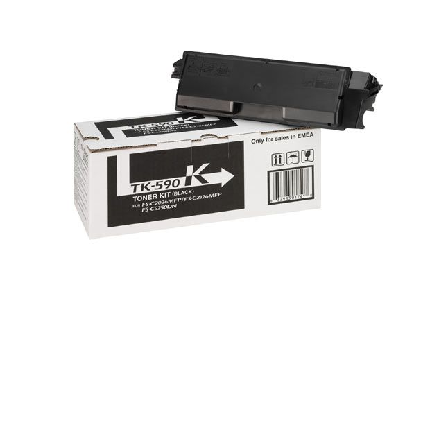 Картридж TK-590K Kyocera FS-C2026MFP/C2126MFP/C5250/ECOSYS M6026CDN, 7К  чёрный 1T02KV0