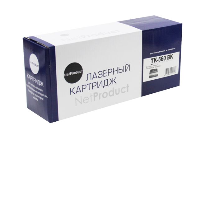 Тонер-картридж NetProduct (N-TK-560Bk) для Kyocera-Mita FS-C5300DN/ECOSYS P6030, Bk, 12K