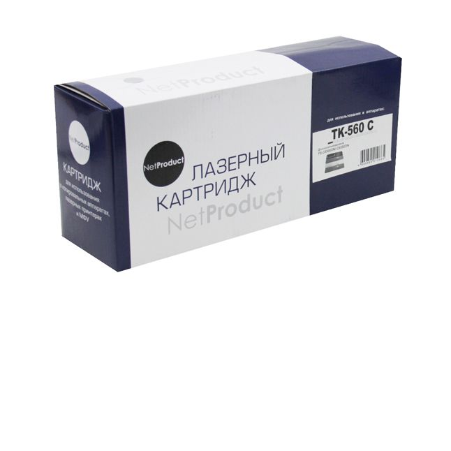 Тонер-картридж NetProduct (N-TK-560C) для Kyocera-Mita FS-C5300DN/ECOSYS P6030, C, 10K