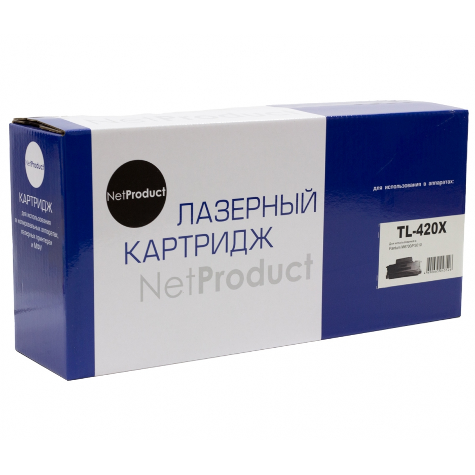 Тонер-картридж NetProduct (N-TL-420X) для Pantum M6700/P3010, 6К