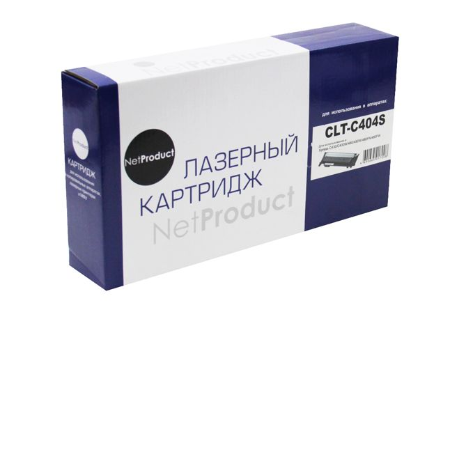 Тонер-картридж NetProduct (N-CLT-C404S) для Samsung Xpress C430/C430W/480/W/FN, C, 1K