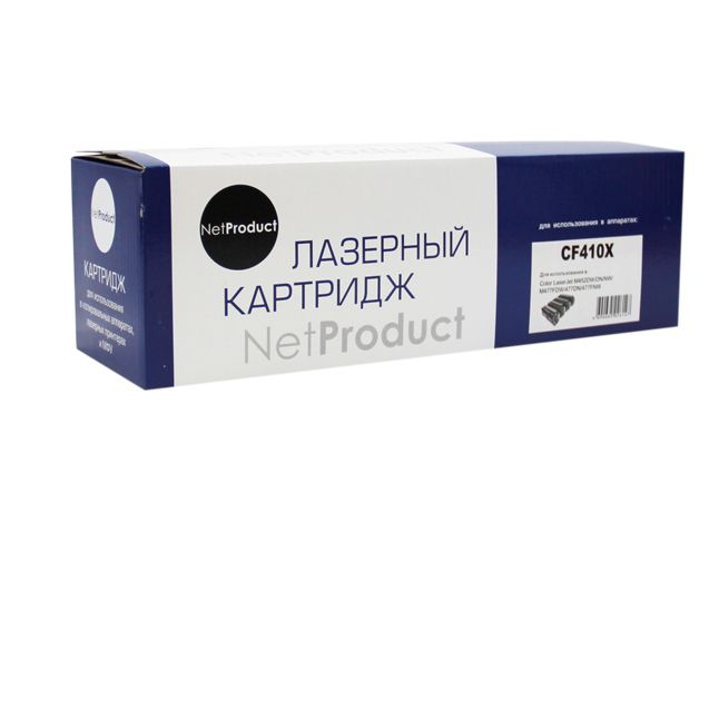 Картридж NetProduct (N-CF410X) для HP CLJ M452DW/DN/NW/M477FDW/477DN/477FNW, Bk, 6,5K