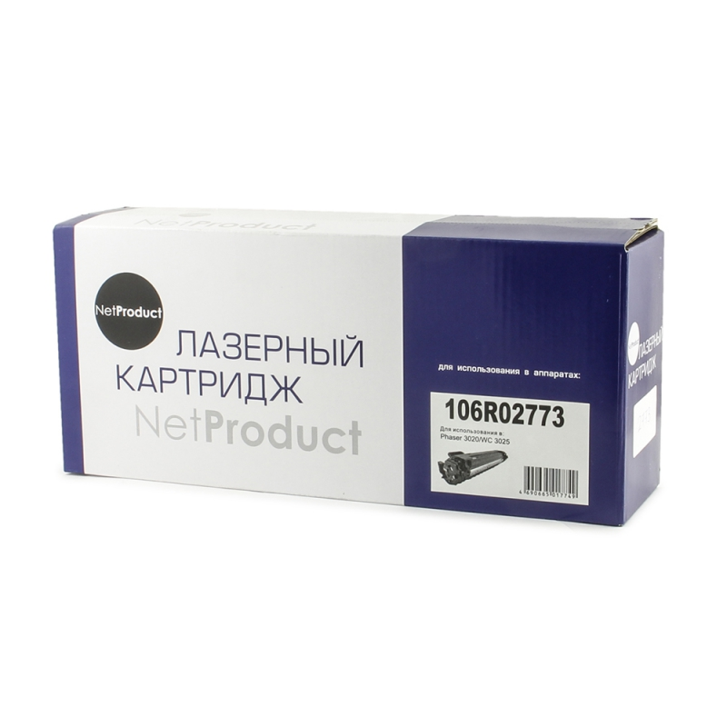 Картридж NetProduct N-106R02773/106R03048 для Xerox Phaser 3020/WC 3025, 1,5K новая прошивка